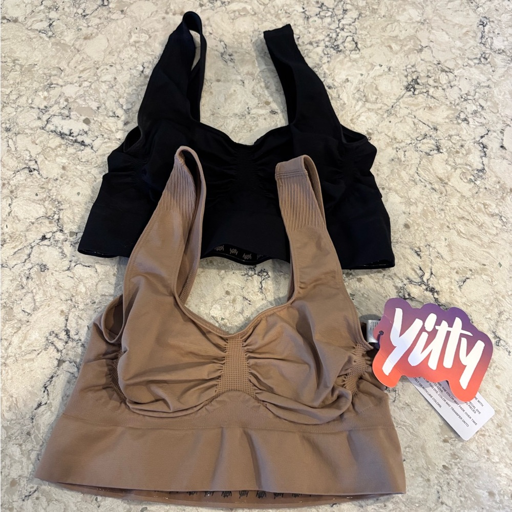 YITTY Black and Tan Bra Bundle